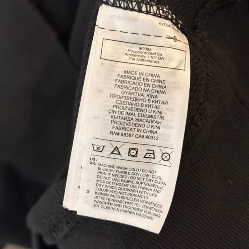 adidas Originals Pharrell Williams Black Unisex Humanrace Basics Hoodie size XS - Picture 8 of 10